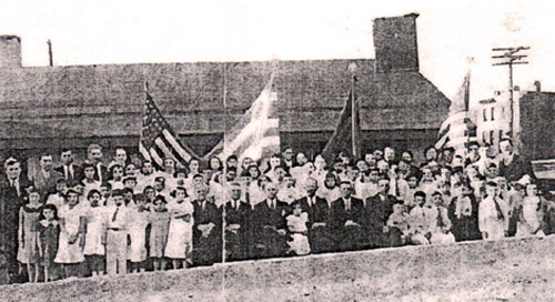 OUR GREEK CHURCH AT HOMEWOOD AVE. 1935-1936.